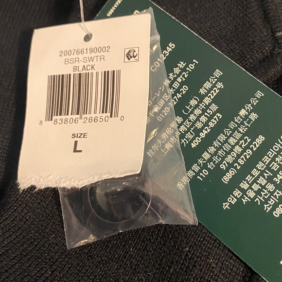 Lauren Ralph Lauren Cotton Blend Sweater Blazer NWT Size Large Classic - Picture 8 of 11